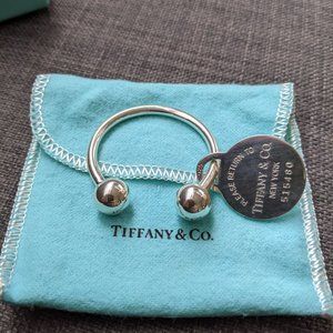 Tiffany & Co Sterling Silver Keyring with Return to Tiffany Tag